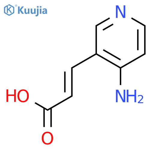 3-(4-Amino-3-pyridinyl)-2-propenoic acid structure