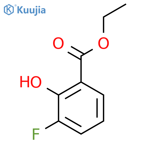 Ethyl 3-fluoro-2-hydroxybenzoate structure