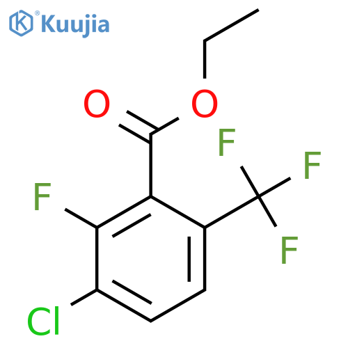 ethyl 3-chloro-2-fluoro-6-(trifluoromethyl)benzoate structure