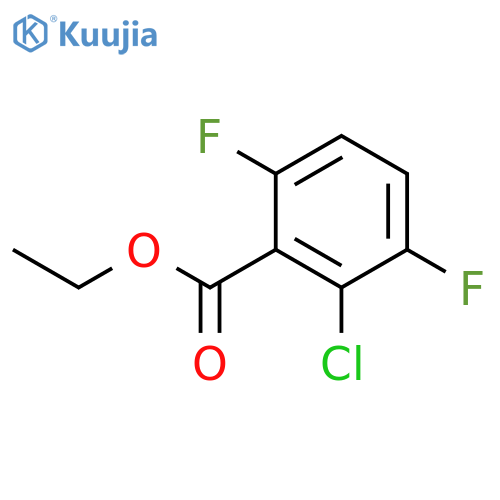 benzoic acid, 2-chloro-3,6-difluoro-, ethyl ester structure
