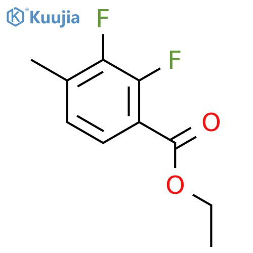 2,3-Difluoro-4-methylbenzoic Acid Ethyl Ester structure