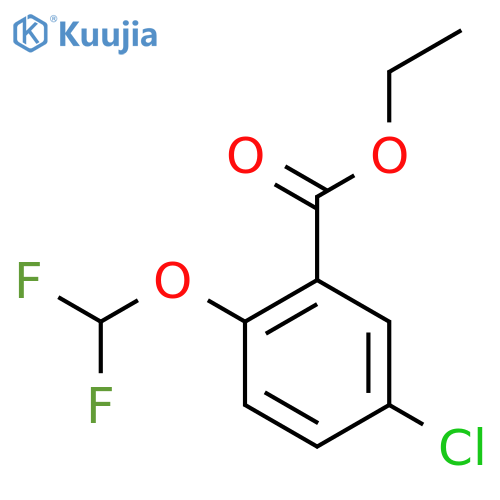 Ethyl 5-chloro-2-(difluoromethoxy)benzoate structure