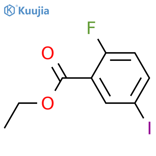 Ethyl 2-fluoro-5-iodobenzoate structure