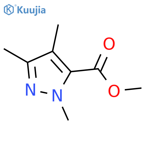 Methyl 1,3,4-trimethyl-1H-pyrazole-5-carboxylate structure