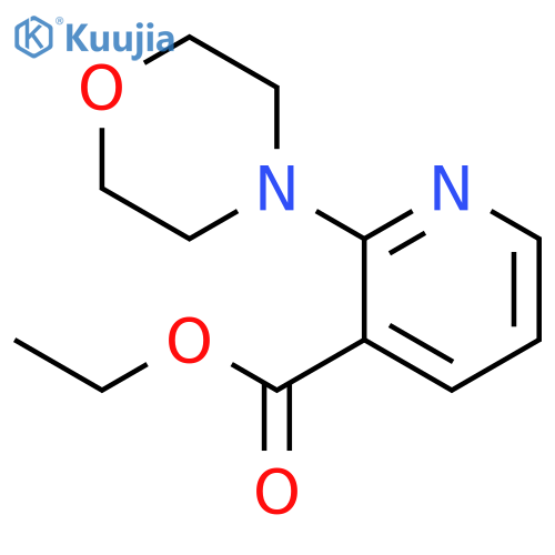 Ethyl 2-morpholin-4-ylpyridine-3-carboxylate structure