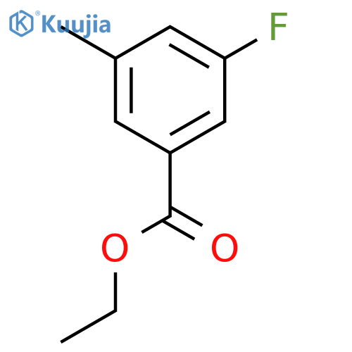 ethyl 3-fluoro-5-methyl-benzoate structure