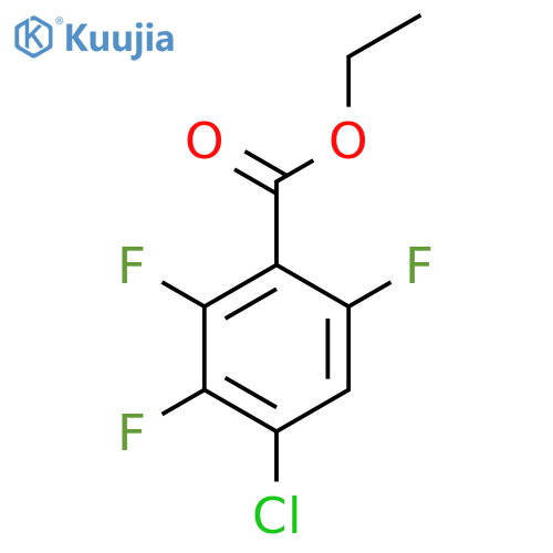 Ethyl 4-chloro-2,3,6-trifluorobenzoate structure