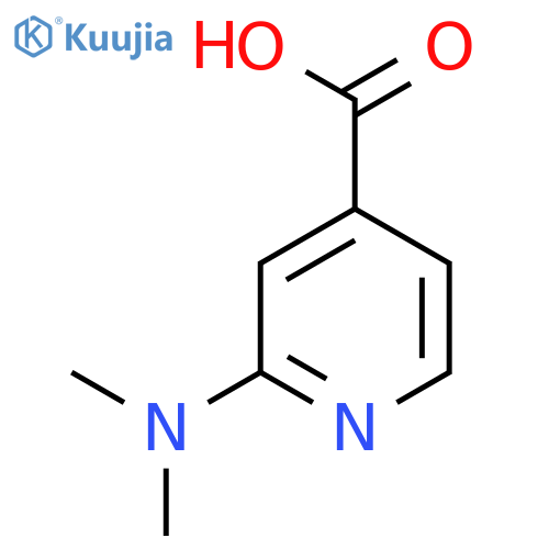2-Dimethylamino-isonicotinic acid structure
