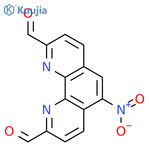 5-Nitro-1,10-phenanthroline-2,9-dicarbaldehyde structure