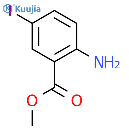 Methyl 2-amino-5-iodobenzoate structure