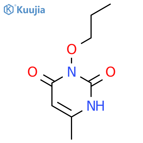 2,4(1H,3H)-PYRIMIDINEDIONE, 6-METHYL-3-PROPOXY- structure