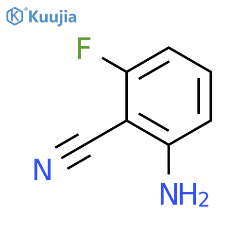 2-amino-6-fluoro-benzonitrile structure