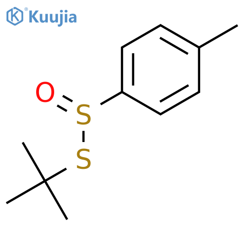 BENZENESULFINOTHIOIC ACID, 4-METHYL-, S-(1,1-DIMETHYLETHYL) ESTER structure