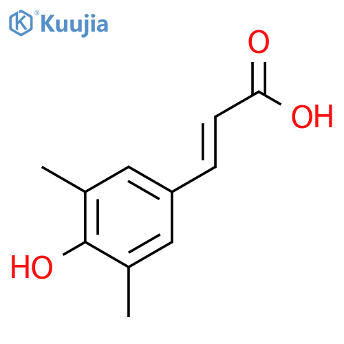 3,5-Dimethyl-4-hydroxycinnamic Acid structure