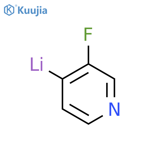 Lithium, (3-fluoro-4-pyridinyl)- structure