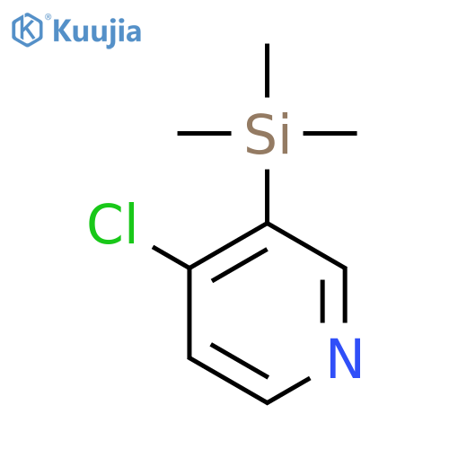 4-Chloro-3-(trimethylsilyl)pyridine structure