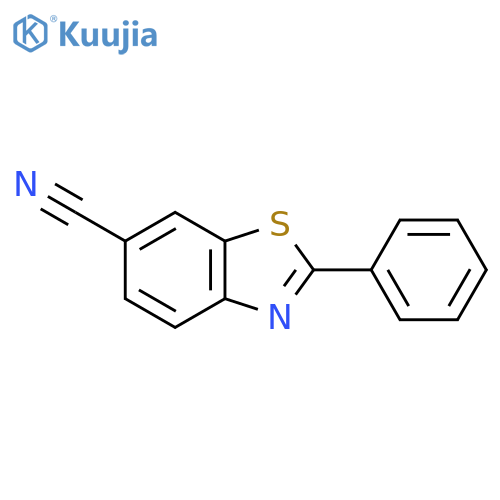 6-BENZOTHIAZOLECARBONITRILE, 2-PHENYL- structure
