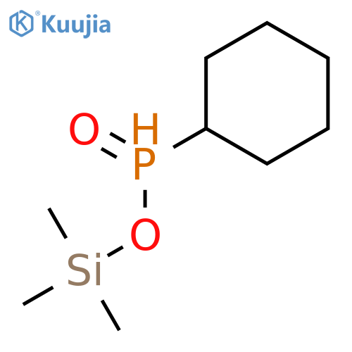 PHOSPHINIC ACID, CYCLOHEXYL-, TRIMETHYLSILYL ESTER structure
