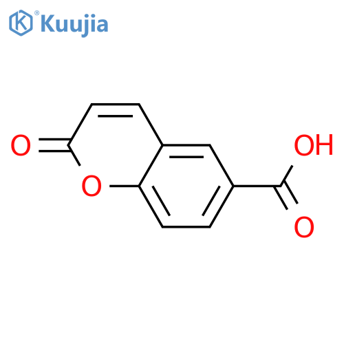 2-Oxo-2H-chromene-6-carboxylic acid structure