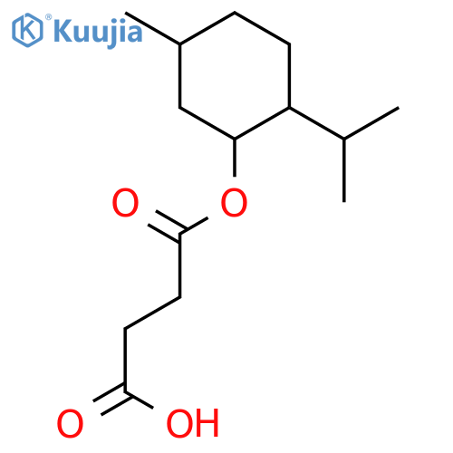 4-(((1R,2S,5R)-2-Isopropyl-5-methylcyclohexyl)oxy)-4-oxobutanoic acid structure
