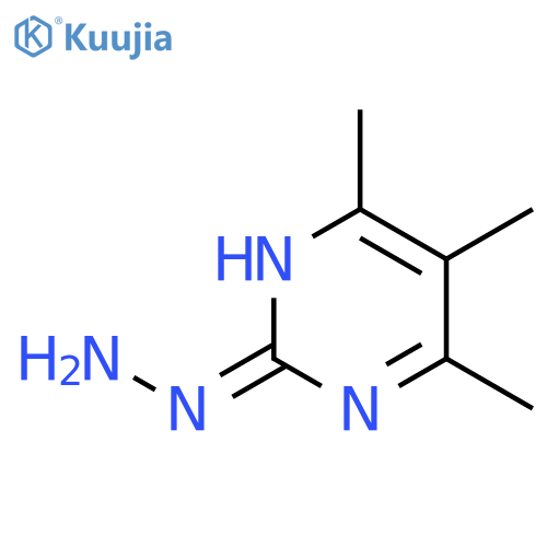 2(1H)-PYRIMIDINONE, 4,5,6-TRIMETHYL-, HYDRAZONE structure