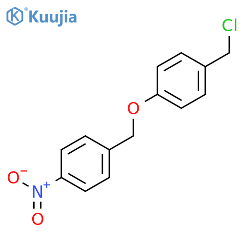Benzene, 1-(chloromethyl)-4-[(4-nitrophenyl)methoxy]- structure