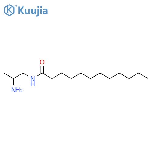 Dodecanamide, N-(2-aminopropyl)- structure
