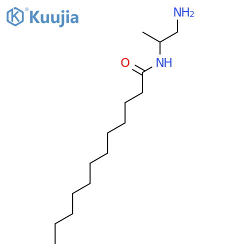 DODECANAMIDE, N-(2-AMINO-1-METHYLETHYL)- structure