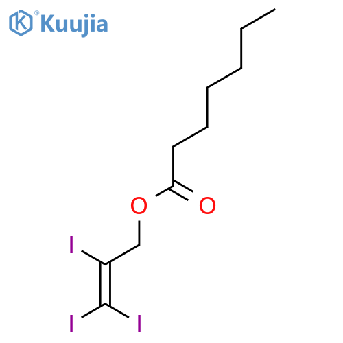 HEPTANOIC ACID, 2,3,3-TRIIODO-2-PROPENYL ESTER structure