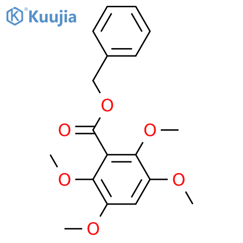 2,3,5,6-Tetrahydroxybenzoic acid; Tetra-Me ether, benzyl ester structure