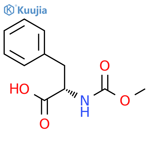 2-(methoxycarbonyl)amino-3-phenylpropanoic Acid structure