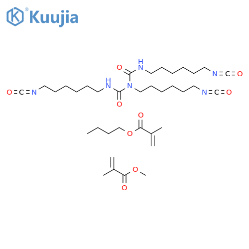 2-Propenoic acid, 2-methyl-, butyl ester, polymer with methyl 2-methyl-2-propenoate and N,N,2-tris(6-isocyanatohexyl)imidodicarbonic diamide structure