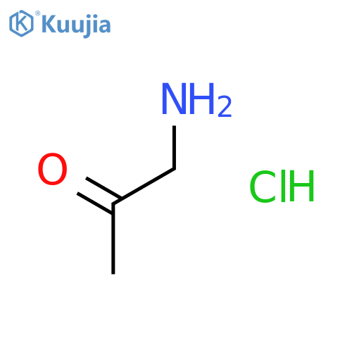 1-aminopropan-2-one hydrochloride structure