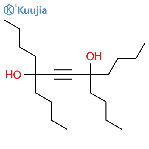 6-Dodecyne-5,8-diol, 5,8-dibutyl- structure
