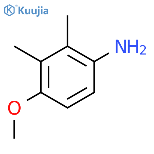 Benzenamine, 4-methoxy-2,3-dimethyl- structure