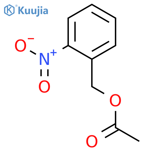 Benzenemethanol,2-nitro-, 1-acetate structure