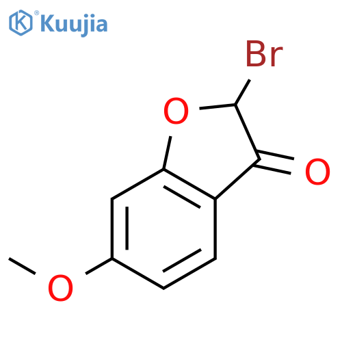 3(2H)-BENZOFURANONE, 2-BROMO-6-METHOXY- structure