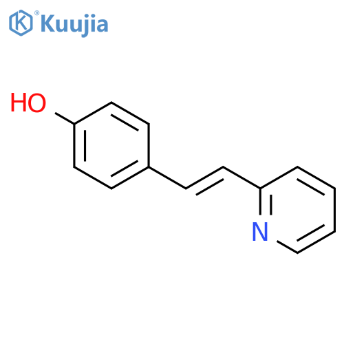 4-(E)-2-(pyridin-2-yl)ethenylphenol structure