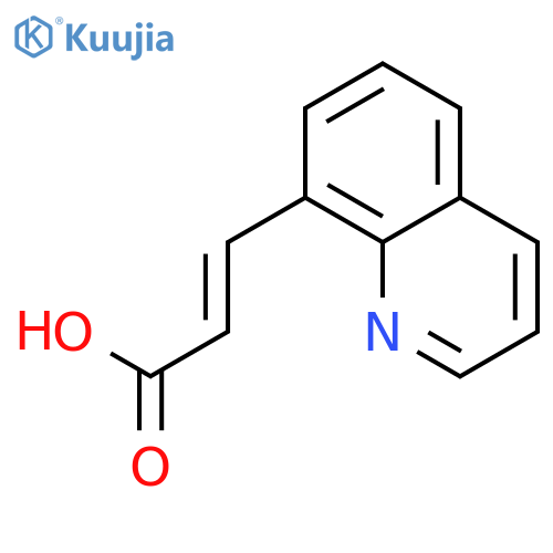 (2E)-3-quinolin-8-ylacrylic Acid structure
