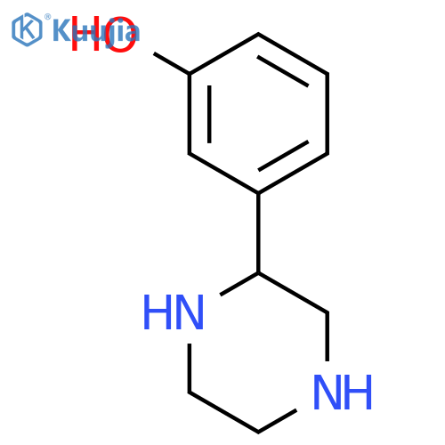 3-(piperazin-2-yl)phenol structure