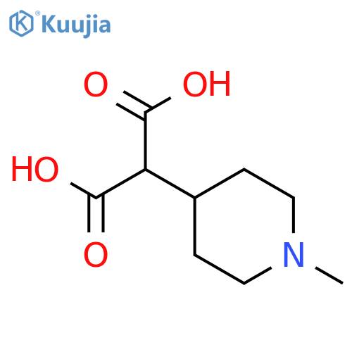 Propanedioic acid,2-(1-methyl-4-piperidinyl)- structure