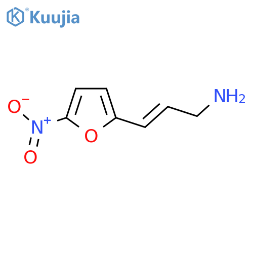 3-(5-nitrofuran-2-yl)prop-2-en-1-amine structure