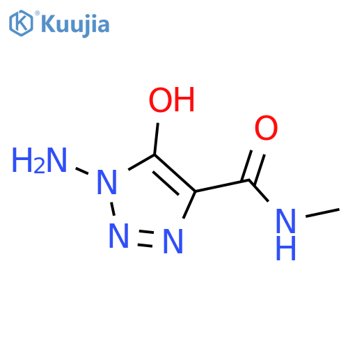 1H-1,2,3-Triazole-4-carboxamide, 1-amino-5-hydroxy-N-methyl- (9CI) structure