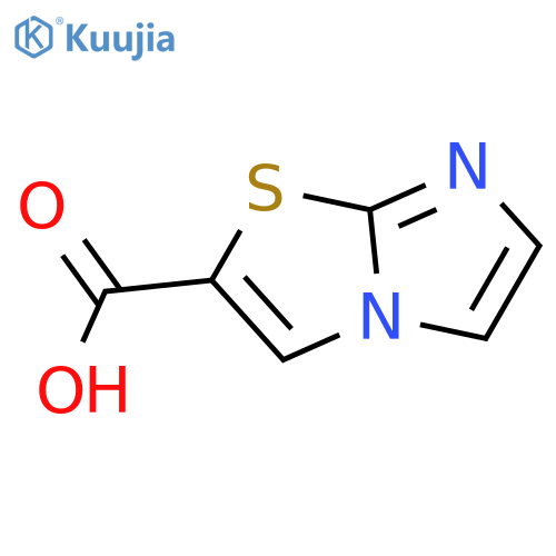 Imidazo2,1-bthiazole-2-carboxylic acid structure