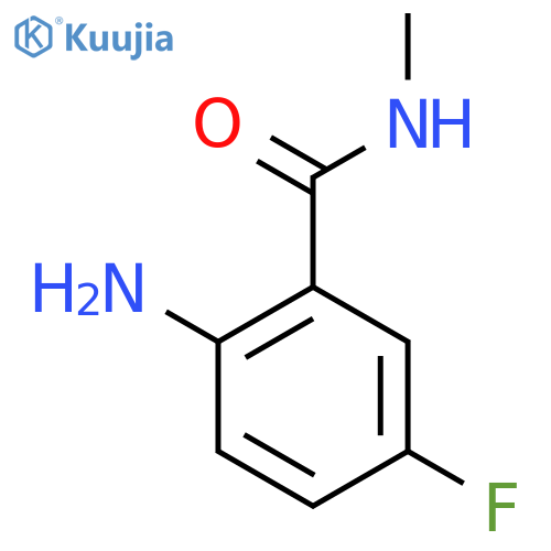 2-amino-5-fluoro-N-methylbenzamide structure