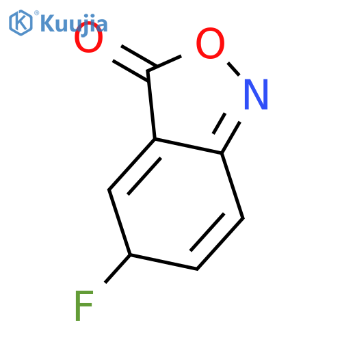 2,1-Benzisoxazol-3(1H)-one,5-fluoro- structure