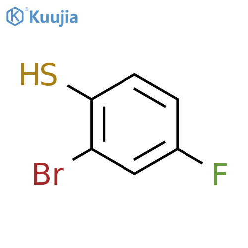 2-bromo-4-fluoro-benzenethiol structure