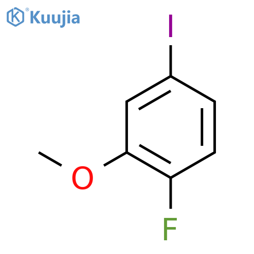 1-Fluoro-4-iodo-2-methoxybenzene structure