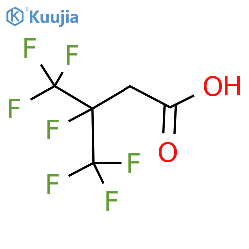 3,4,4,4-Tetrafluoro-3-(trifluoromethyl)butanoic acid structure