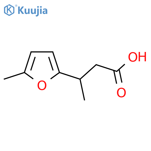 3-(5-methylfuran-2-yl)butanoic acid structure